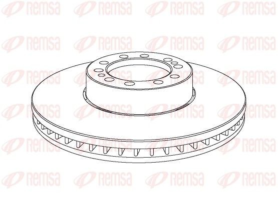 REMSA NCA1075.20: Piduriketas Esisild, Ø: 438mm, õhutusega, Ø: 438mm, CST3647