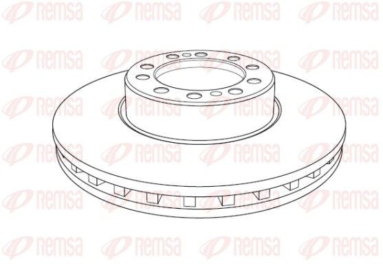 REMSA NCA1193.20: Piduriketas Esisild, Ø: 434mm, õhutusega, Ø: 434mm, CST3647