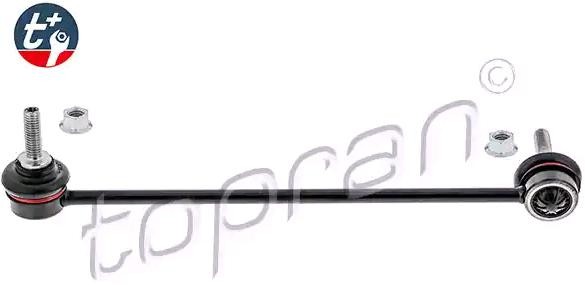 TOPRAN 502 707: Stabilisatorstag framaxel vänster, med mutter