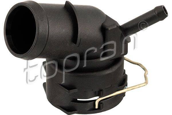 TOPRAN 113 328: Flansa lichid racire Radiator motor, deasupra, cu etansare, cu cleme