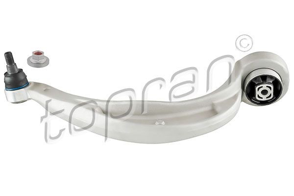 TOPRAN 114 323: Braccio oscillante, sospensione ruota Assale anteriore Sx, posteriore, inferiore, Alluminio, con cuscinetto in gomma, con snodo portante/di guida, con dado