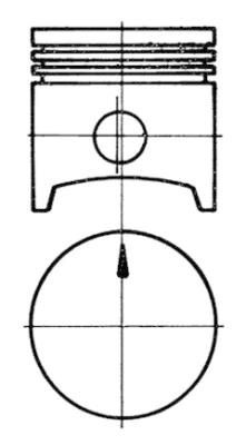 KOLBENSCHMIDT 91322701: Piston