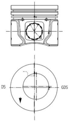 KOLBENSCHMIDT 99960620: Piston