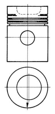 KOLBENSCHMIDT 92085600: Piston