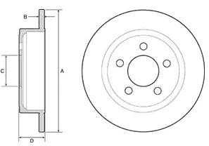 DELPHI BG4648: Piduriketas Ø: 285mm, täis, Ø: 285mm, õlitatud