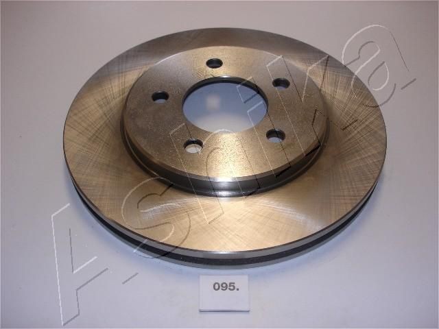 ASHIKA 60-00-095: Piduriketas Esisild, Ø: 282mm, õhutusega, Ø: 282mm
