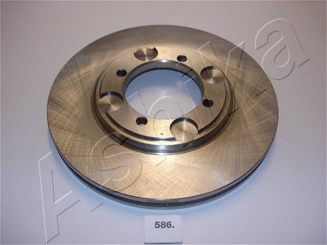 ASHIKA 60-05-586: Piduriketas Esisild, Ø: 256mm, õhutusega, Ø: 256mm