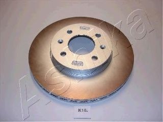 ASHIKA 60-0K-K18: Stabdžių diskas priekinė ašis, Ø: 256mm, ventiliuojama, Ø: 256mm