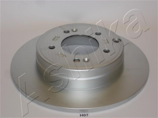 ASHIKA 61-0H-H07: Disc de frână puntea spate, Ř: 284mm, plin, Ř: 284mm