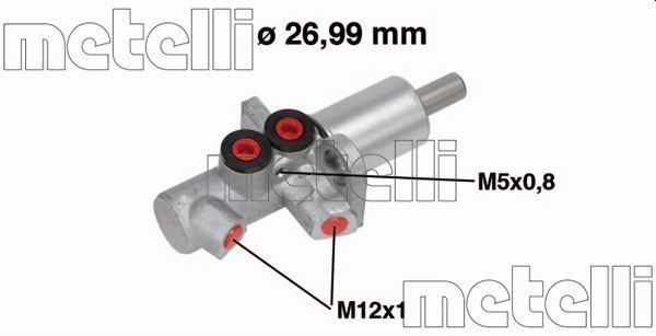 METELLI 05-0733: Pompa centrala, frana