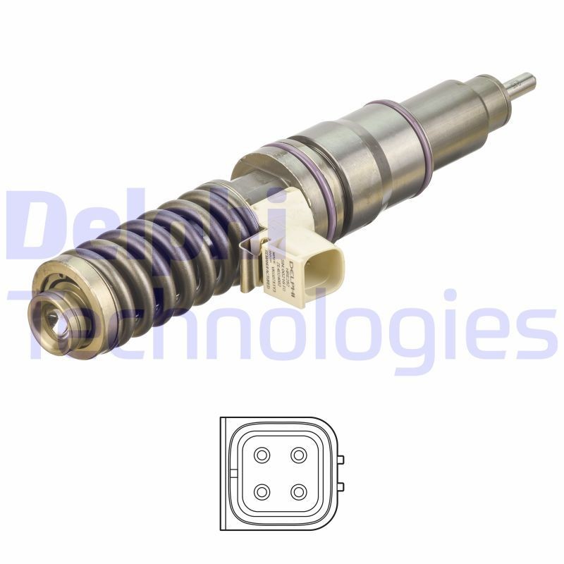 DELPHI HRE282: Pump-düüs-komponent