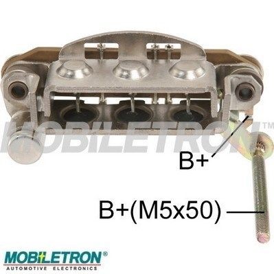 MOBILETRON RM-65: Likriktare, generator