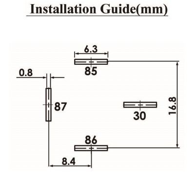 MOBILETRON RM-75: Punte diode
