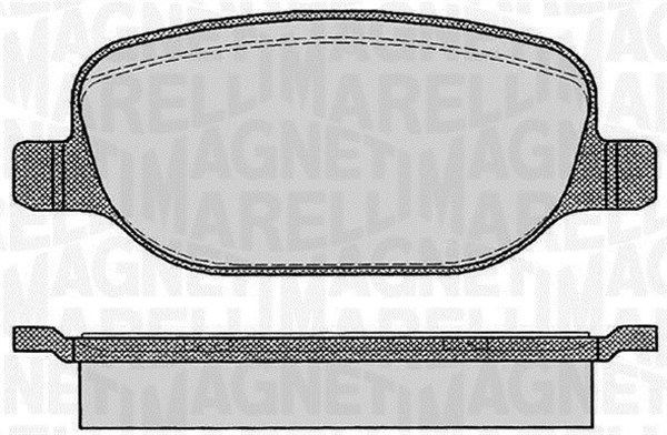 MAGNETI MARELLI 363916060114: Pastilhas de travão