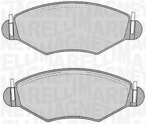 MAGNETI MARELLI 363916060201: Plăcuțe de frână