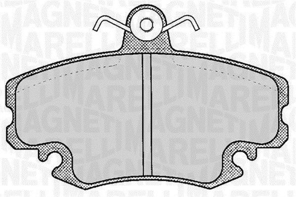 MAGNETI MARELLI 363916060204: Bremseklodser