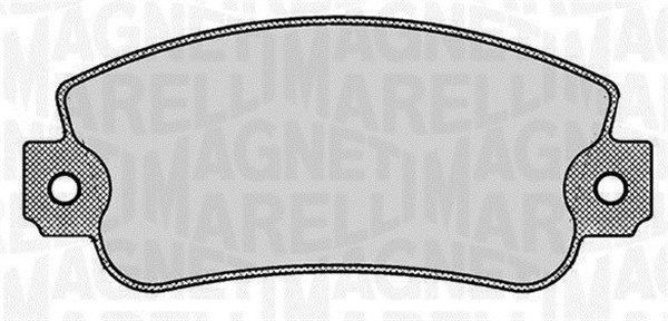 MAGNETI MARELLI 363916060237: Juego de pastillas de freno