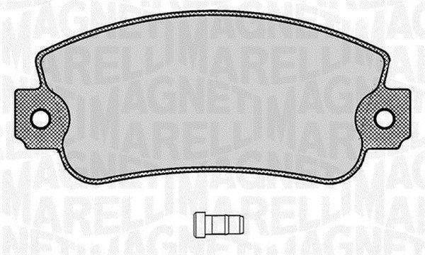 MAGNETI MARELLI 363916060212: Piduriklotsid