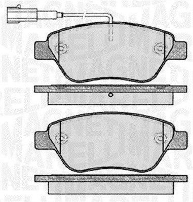 MAGNETI MARELLI 363916060430: Piduriklotsid