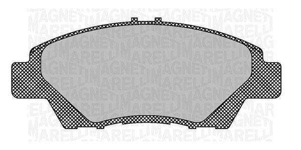 MAGNETI MARELLI 363916060707: Juego de pastillas de freno