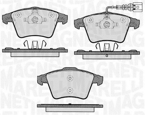 MAGNETI MARELLI 363916060413: Piduriklotsid