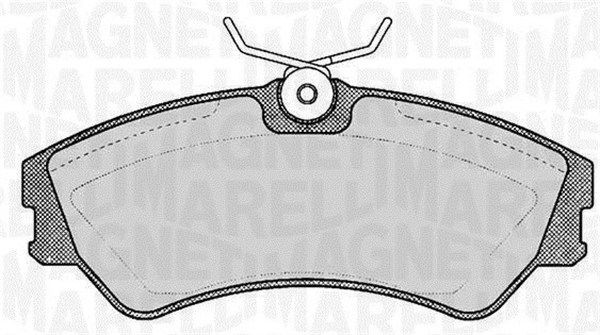 MAGNETI MARELLI 363916060488: Piduriklotsid