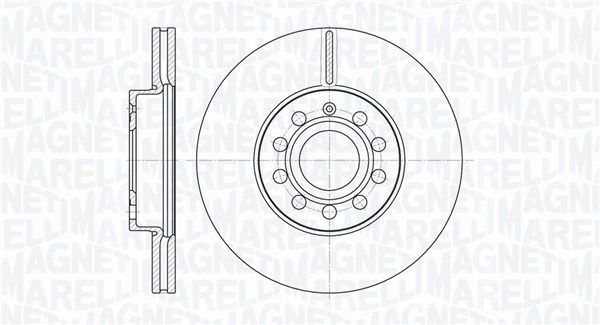 MAGNETI MARELLI 361302040158: Piduriketas Ø: 288mm, sisemine õhutus, Ø: 288mm