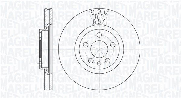 MAGNETI MARELLI 361302040248: Piduriketas Ø: 281mm, sisemine õhutus, Ø: 281mm