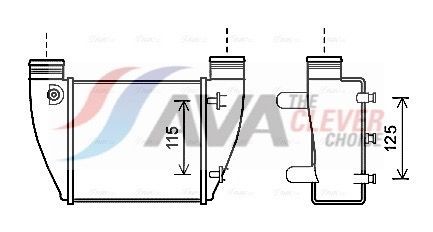 AVA COOLING SYSTEMS AI4364: Intercooler