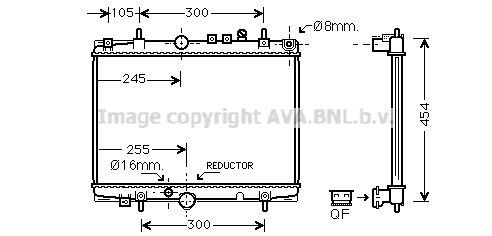 PRASCO PE2235: Radiator, racire motor cu cuplaje rapide