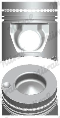 NÜRAL 87-176000-00: Piston cu segment piston, pentru biela trapez