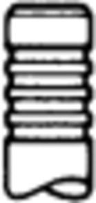TRW Engine Component 105-35623: Avgasventil Förkromat ventilskaft, Härdat ventilsäte