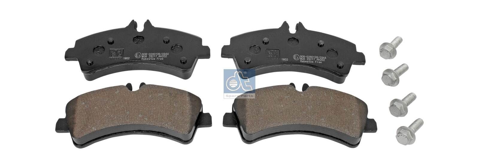 DT Spare Parts 4.91901: Piduriklotsid Tagasild
