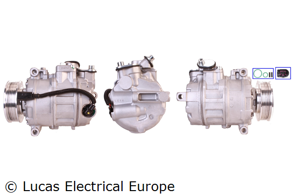 LUCAS ELECTRICAL ACP981: Kliimakompressor koos tihenditega