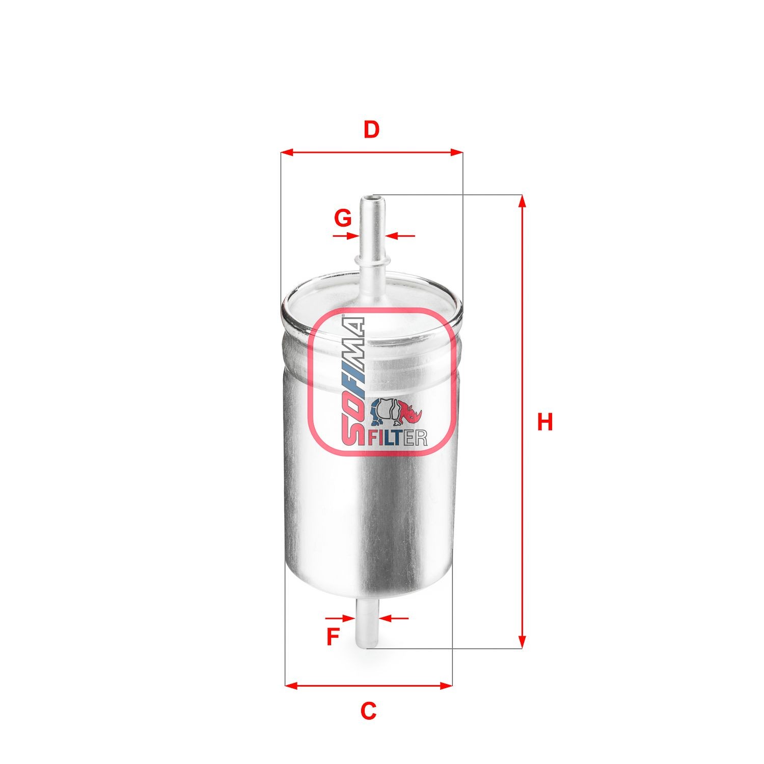 SOFIMA S 1722 B: Filtru combustibil