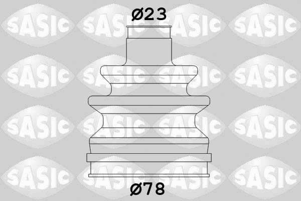 SASIC 9004502: Kit cuffia, semiasse lato ruota