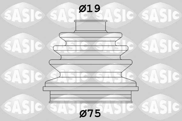 SASIC 9004685: Kit cuffia, semiasse lato ruota