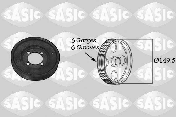SASIC 2156017: Fulie curea, arbore cotit