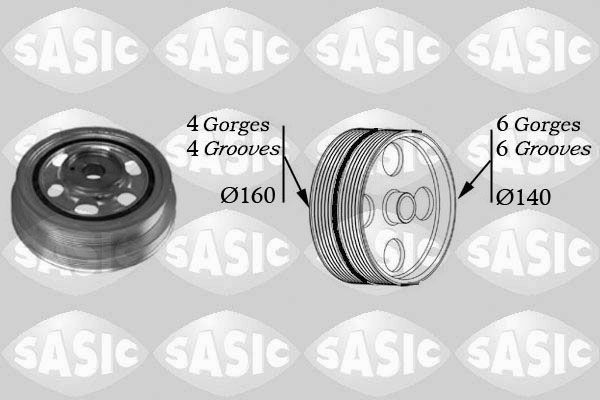 SASIC 2156030: Remskiva, vevaxel
