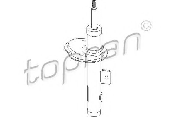 TOPRAN 720 824: Amort esisild vasakul, Gaasirõhk, Vedruamort