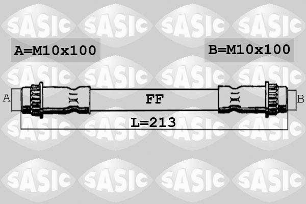 SASIC 6600032: Pidurivoolik Tagasild, paremal, 213mm