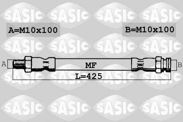 SASIC 6606017: Pidurivoolik Esisild, paremal, 425mm