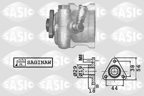 SASIC 7076007: Roolivõimu pump