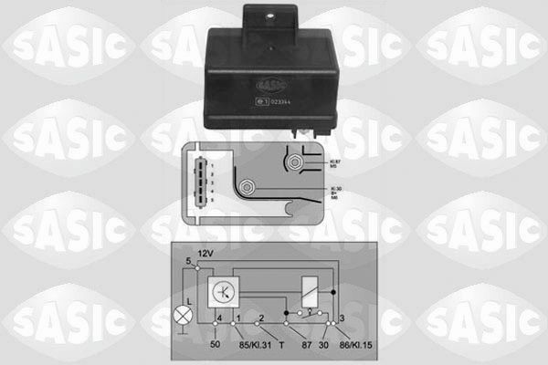 SASIC 9316009: Relee, Hõõgsüsteem