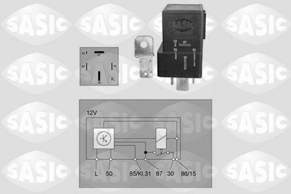 SASIC 9316008: Relee, Hõõgsüsteem