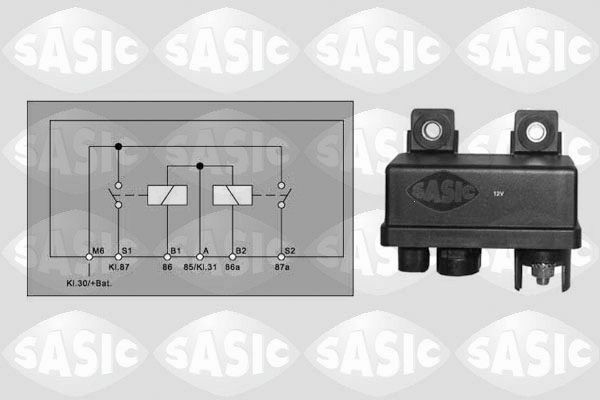 SASIC 9314005: Releu, instalatia de comanda bujii incandescente
