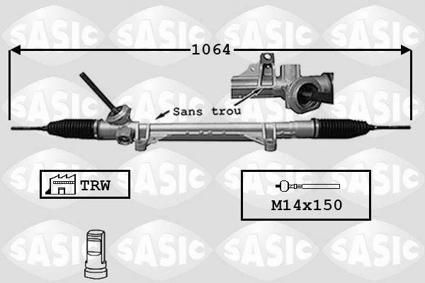 SASIC 7174019: Roolilatt koos sisemise rooliotsaga, ilma kuulliigendita