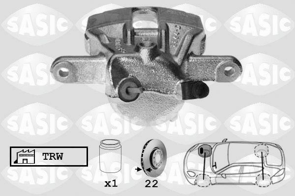 SASIC 6504011: Pidurisadul esisild paremal