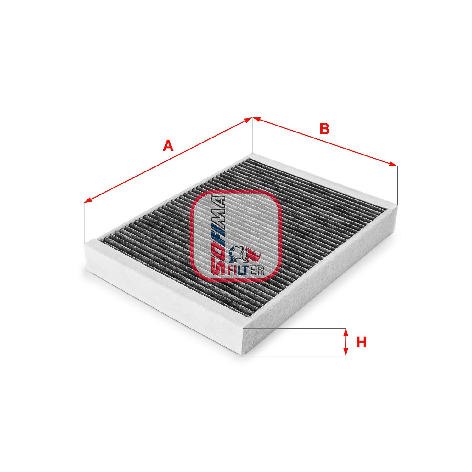 SOFIMA S 4166 CA: Interieurfilter Carbon filter