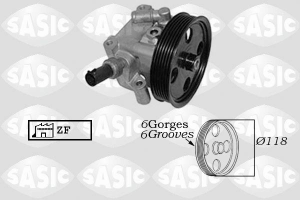 SASIC 7076070: Roolivõimu pump